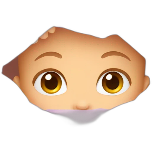 baby peeking a boo emoji
