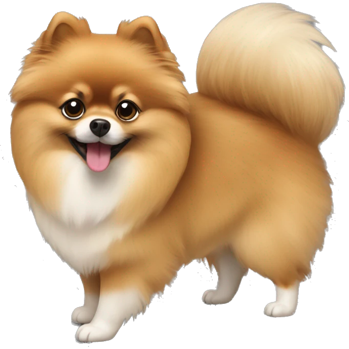 Sable Pomeranian emoji