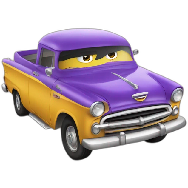 Cars flash mc queen emoji