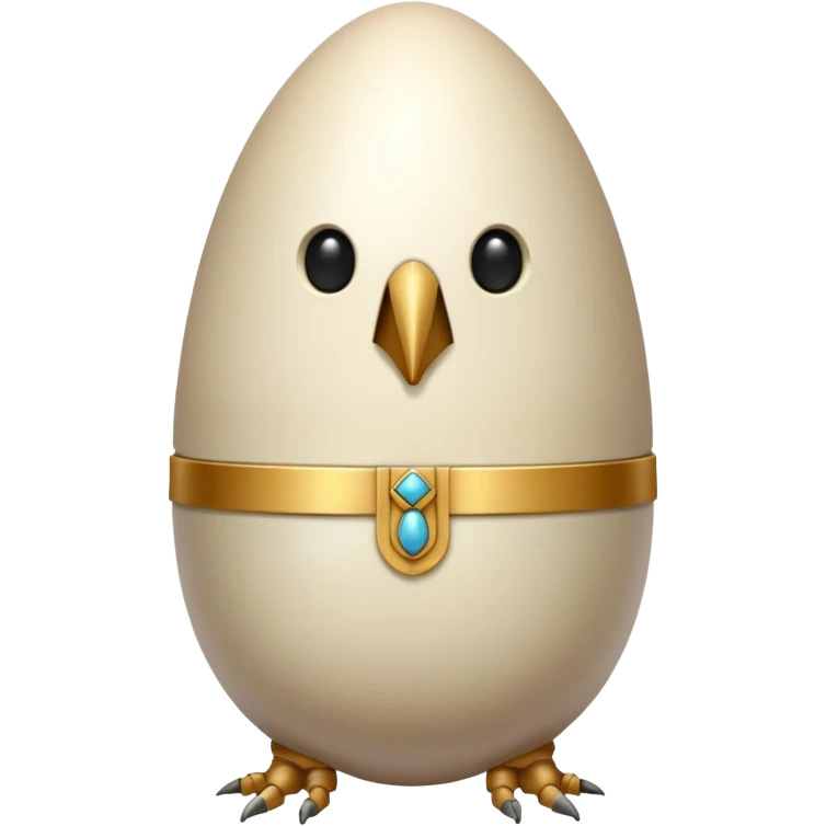 eqyptian god medjed with legs egg shaped emoji