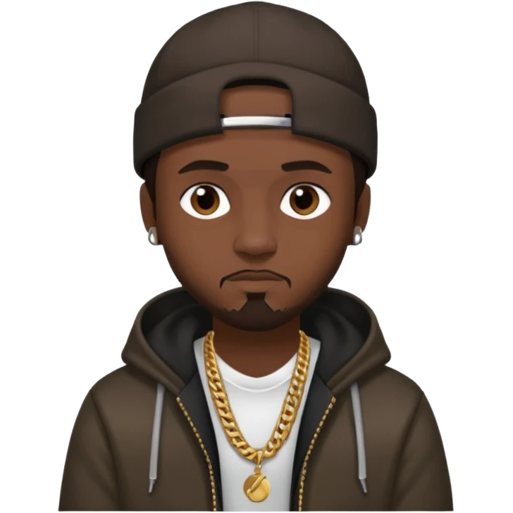 Jezzy, Rapper dark brown hair emoji
