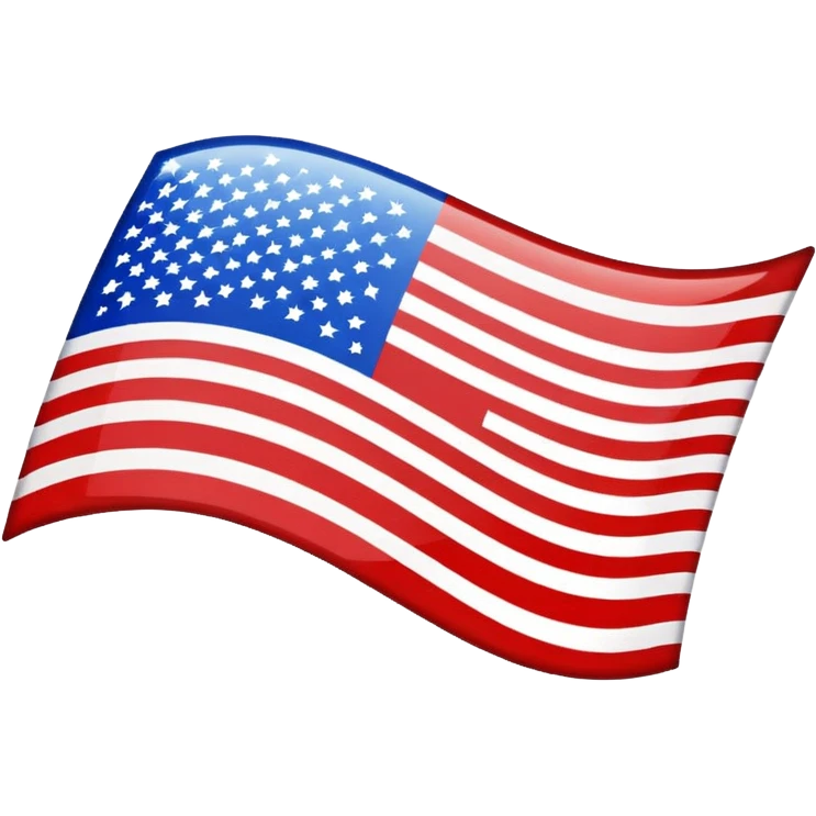 Upside down American flag emoji