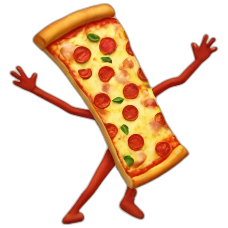 dancing pizza emoji