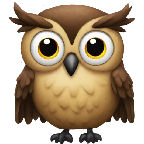 Coruja emoji