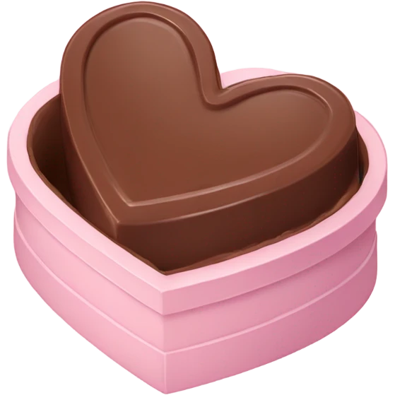 heart chocolate box pink pastel emoji