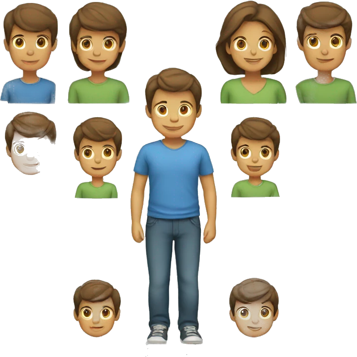 parents with son emoji