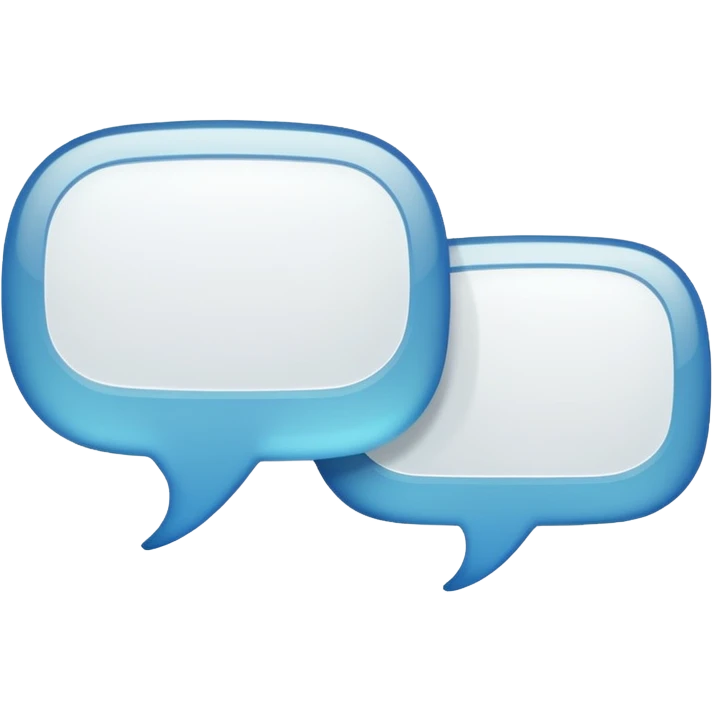 2 speak bubbles emoji