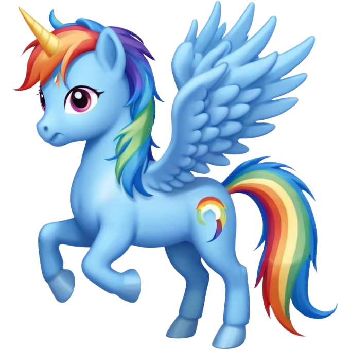 Rainbow dash emoji
