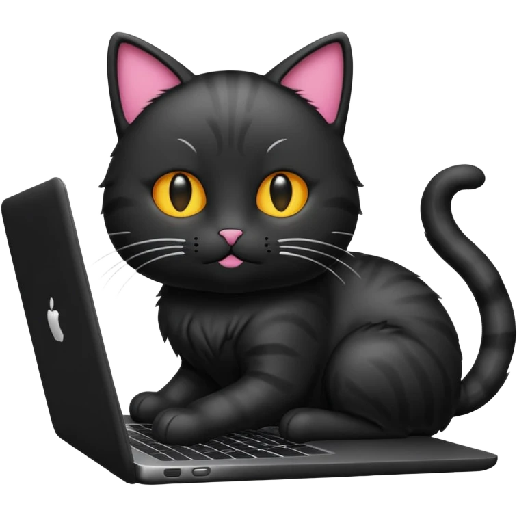Cat laptop emoji emoji