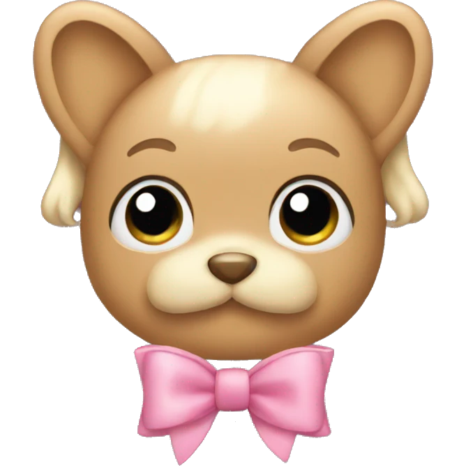 A cute bow emoji