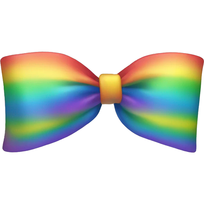 Rainbow bow  emoji