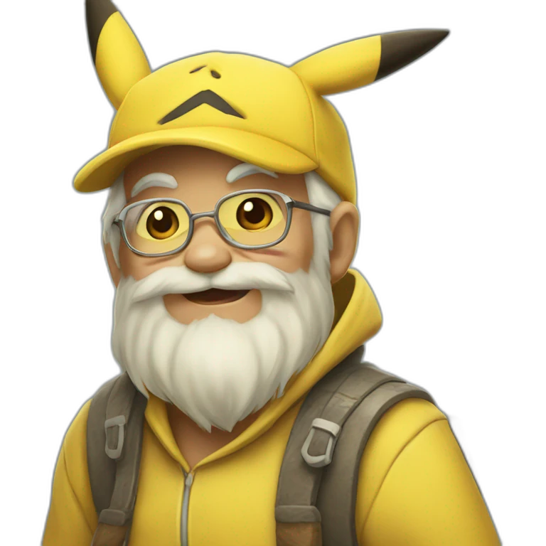 elder pikachu emoji