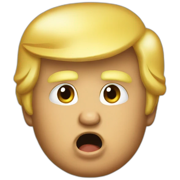 Trump qui mange emoji