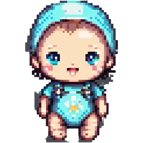 adorable baby emoji