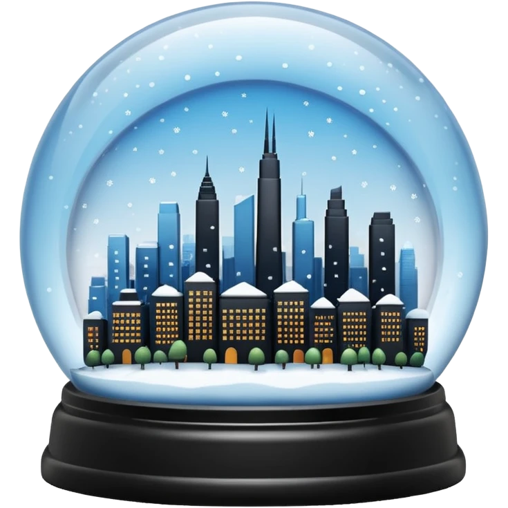 City skyline globe emoji