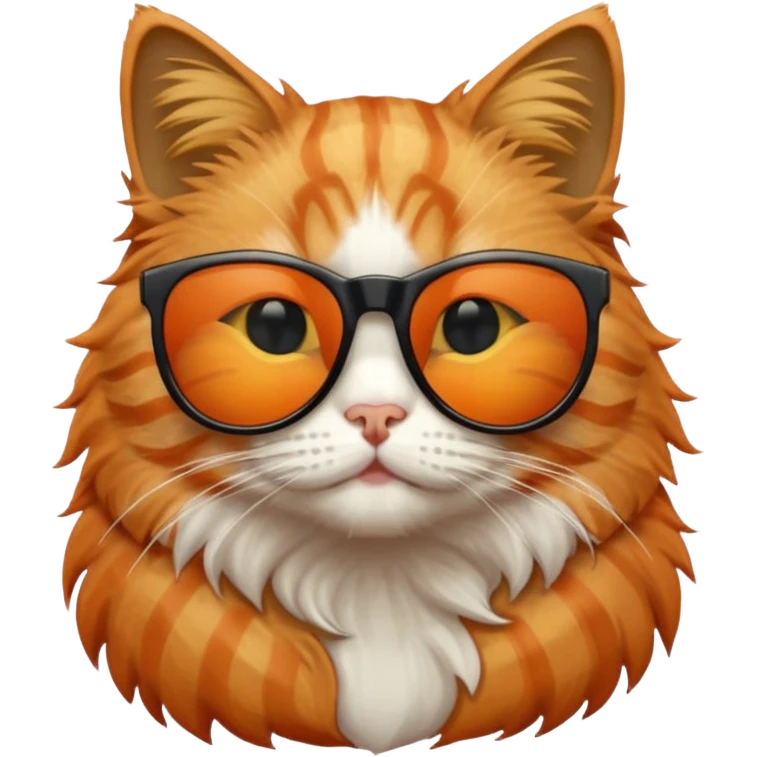 Cat wearing sunglasses emoji