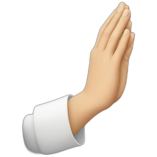 hand pray christian emoji
