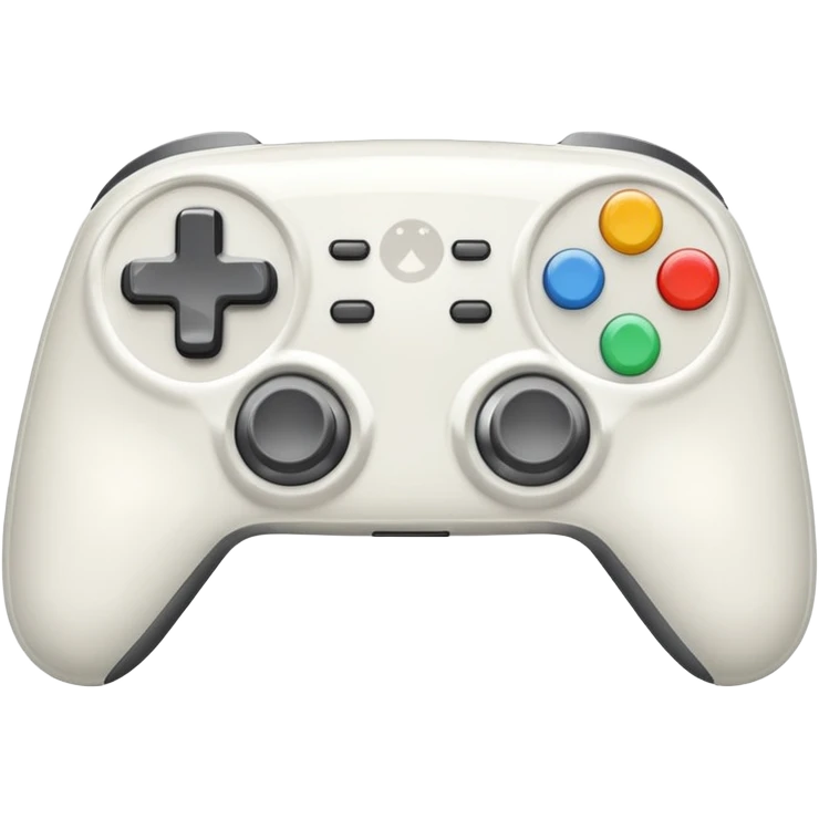 white video game controller emoji