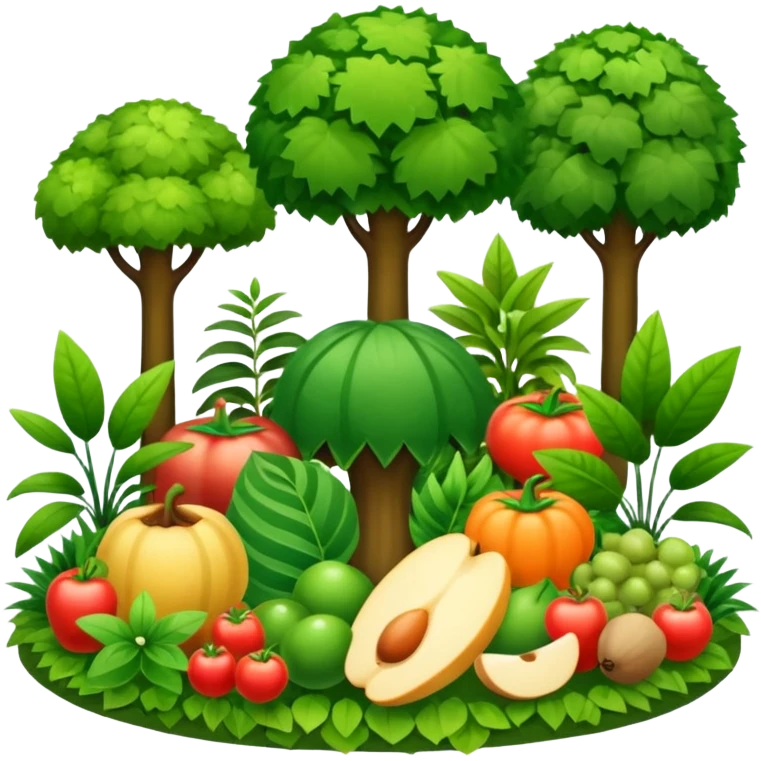 food forest emoji