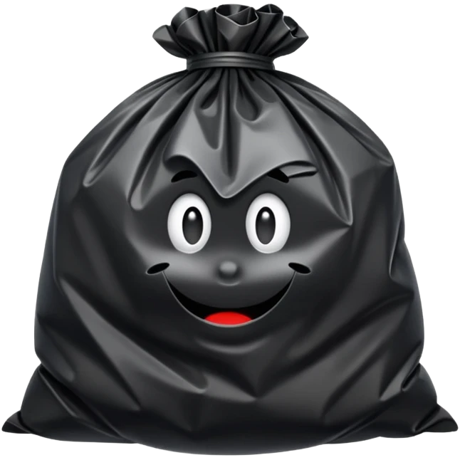 trash bag  emoji