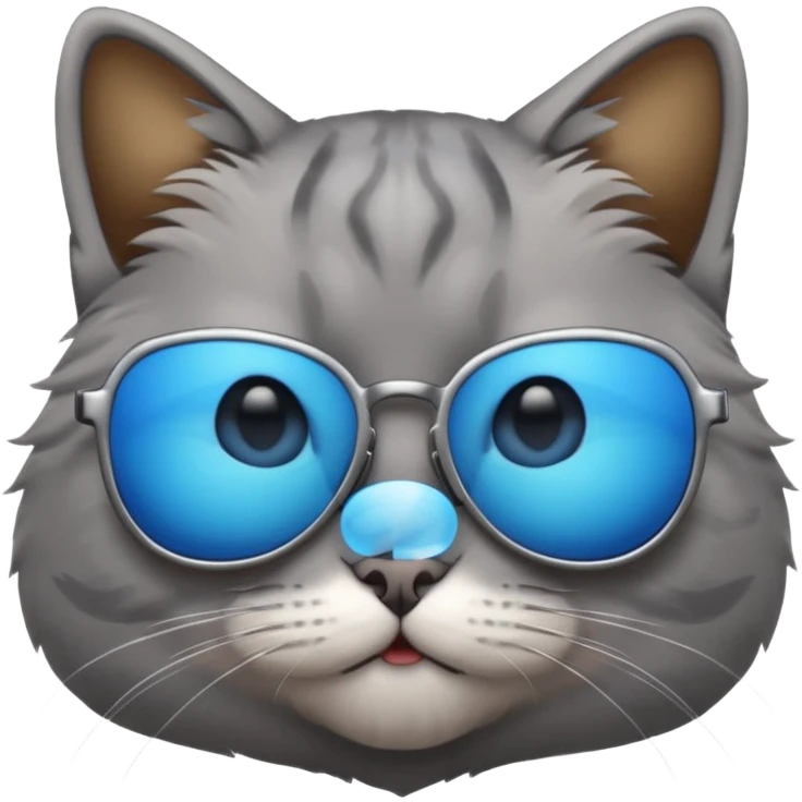 Cat wearing sunglasses emoji