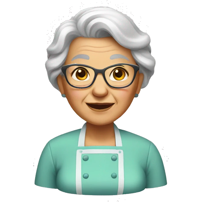 grandma cook emoji