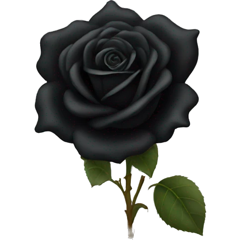 black rose emoji