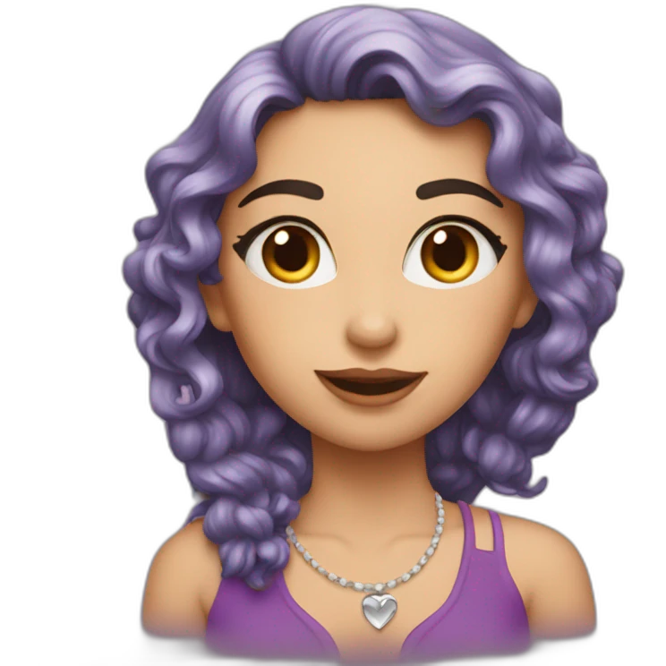 A coquette heart emoji