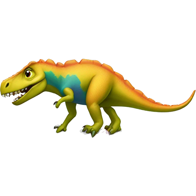 Dinosaur on surfboards  emoji