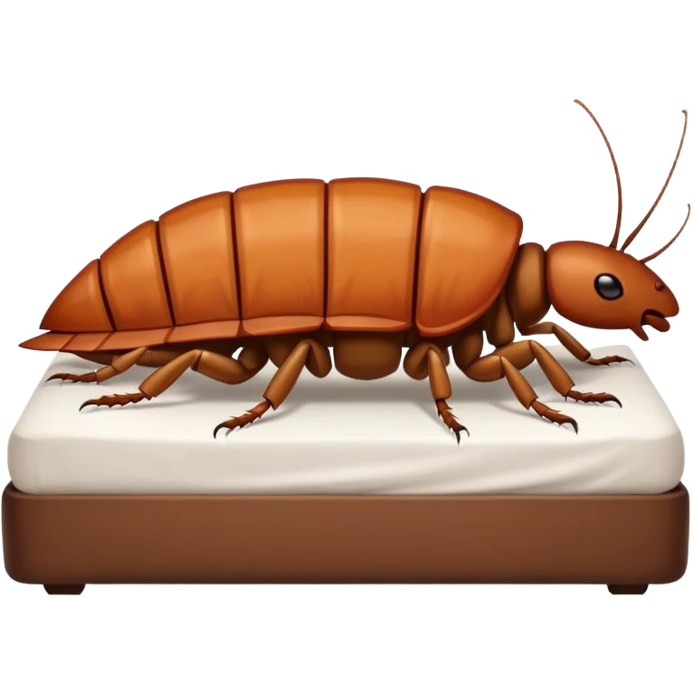 Roach on bed emoji