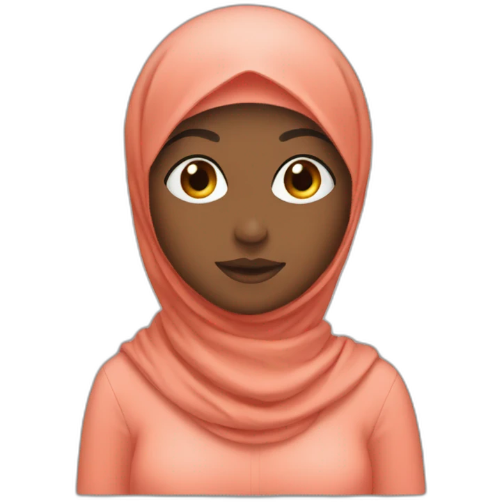 a-girl-with-hijab-play-coral-islad emoji
