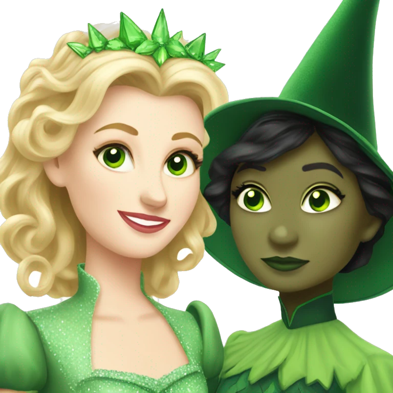 glinda and elphaba emoji