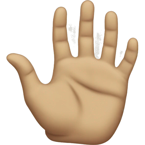 Vintage hands emoji