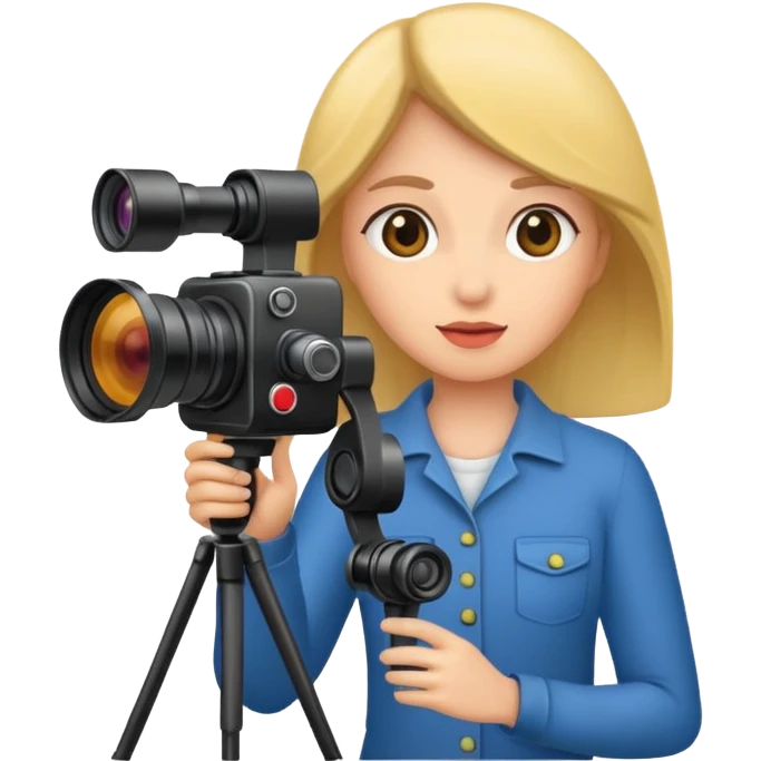 woman making film emoji