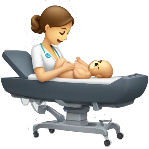 Ultrasound with baby emoji