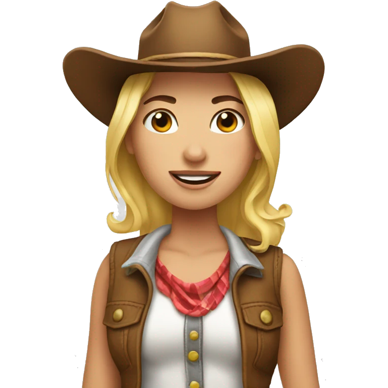 Cow girl emoji