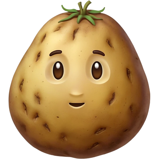 brown potato emoji