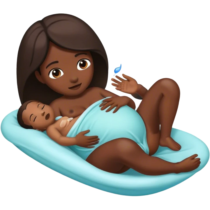 Giving birth emoji