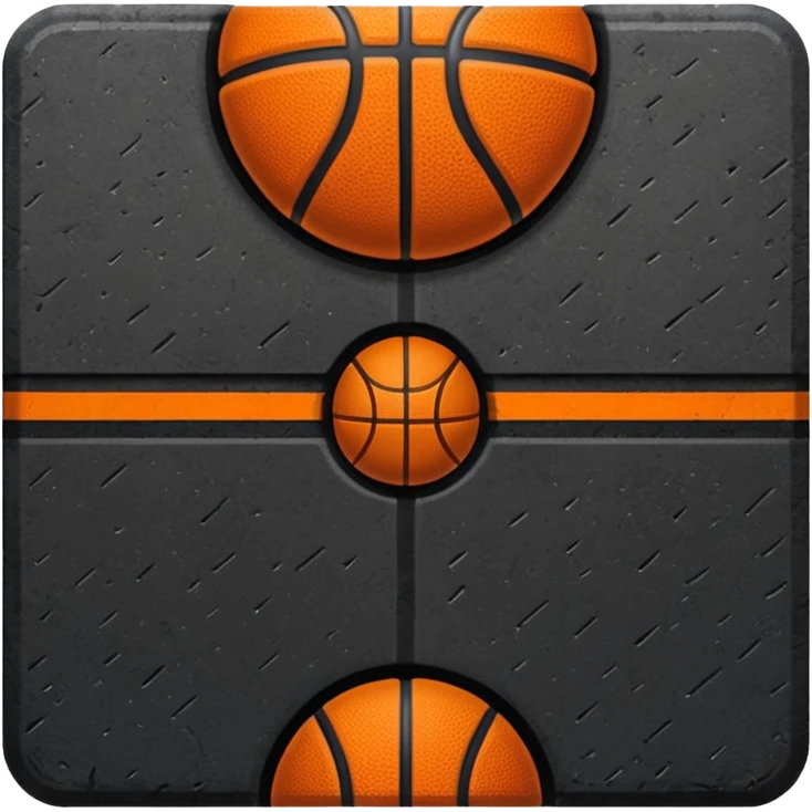 Basketball ground emoji