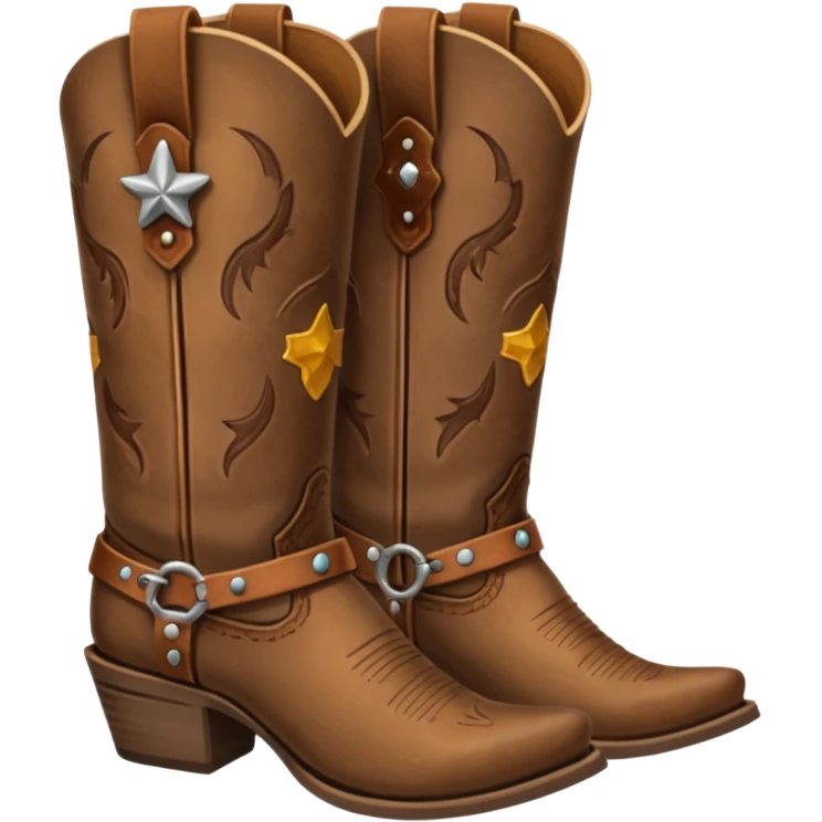 Cowgirl boots emoji