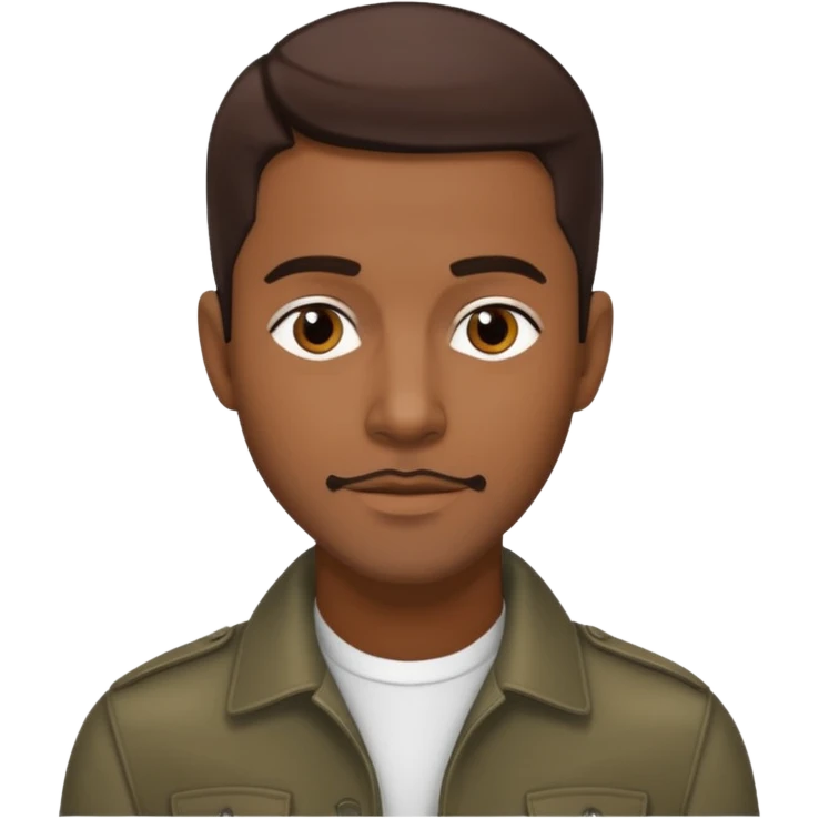 Keith Robinson, Actor/R&B Singer with dark brown hair emoji