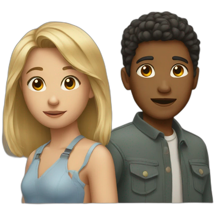 two girls two boys emoji
