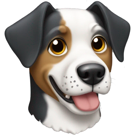 Perro con gafa emoji