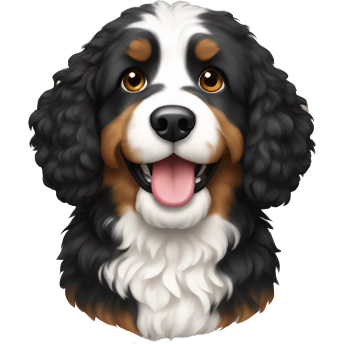 Bernedoodle  emoji