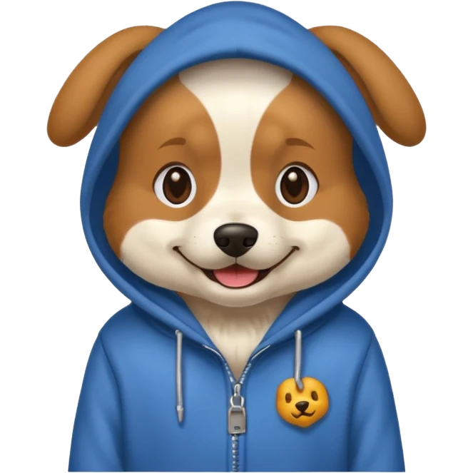 dog in a hoodie  emoji