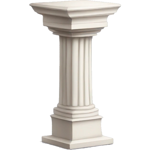 pedestal emoji