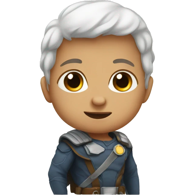 Baby hero emoji