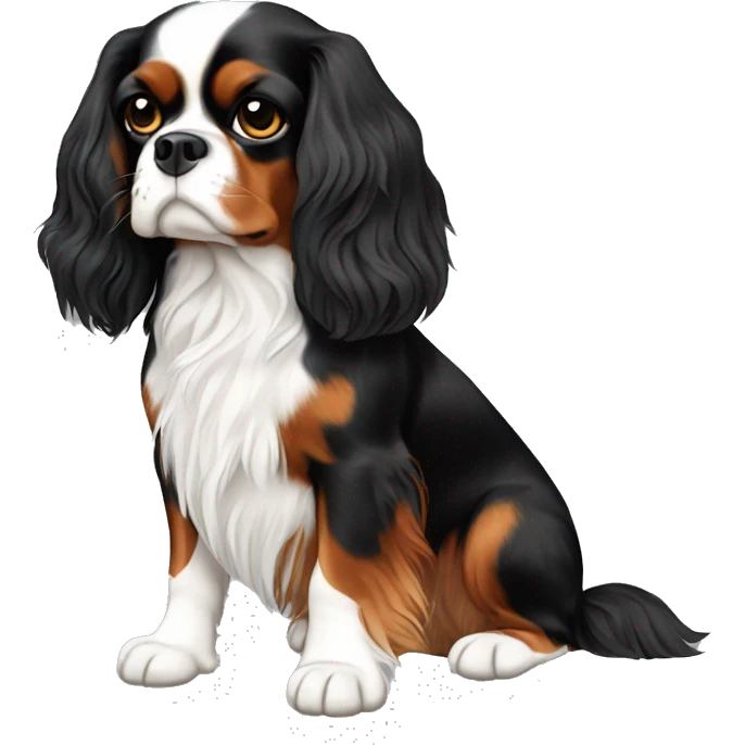 Dog Cavalier King Charles Spaniel emoji