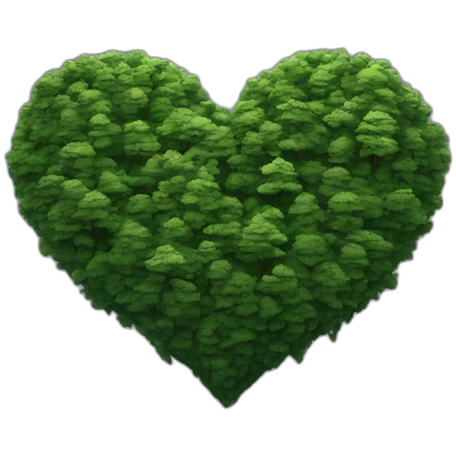 heart forest green color emoji