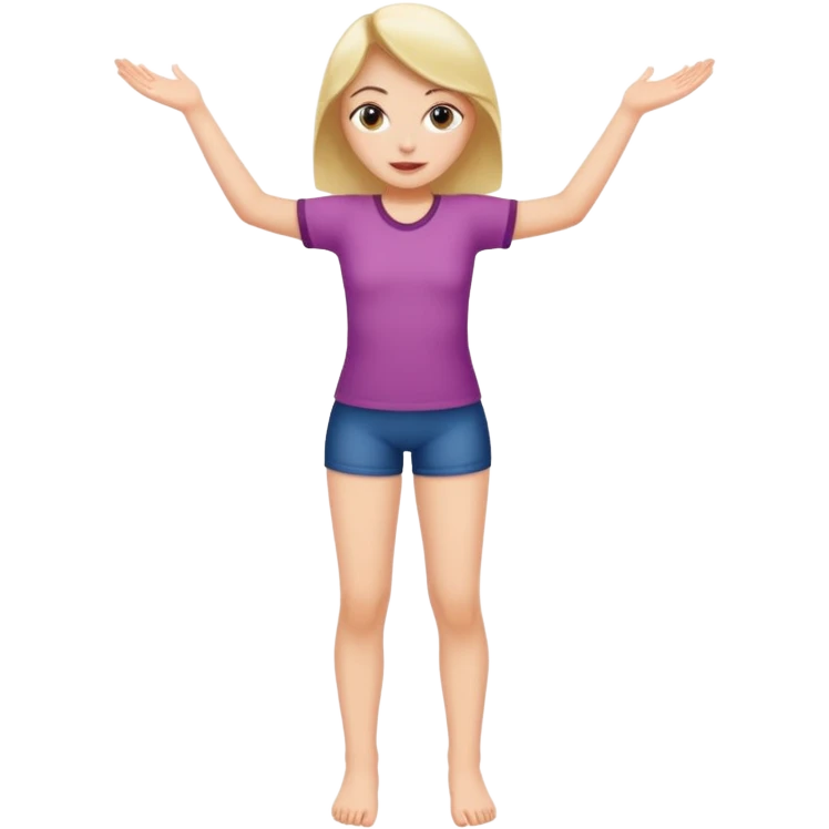 Legs spread girl  emoji